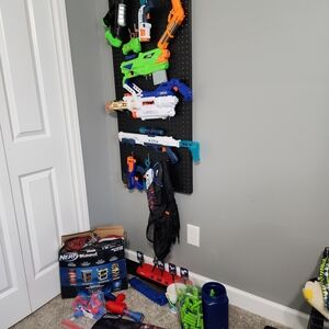 Nerf Blaster Toy Set - Blue, Green, and Orange